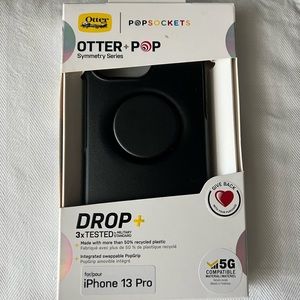 Black IPhone 13 Pro OtterPop case